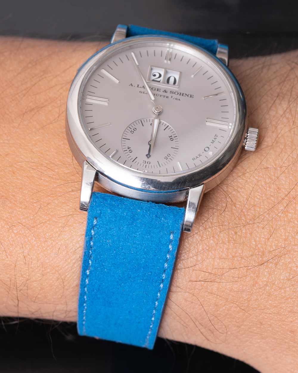 Pulseira de Alcântara Azul Claro