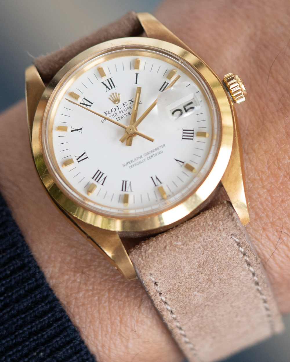Pulseira de Camurça Bege