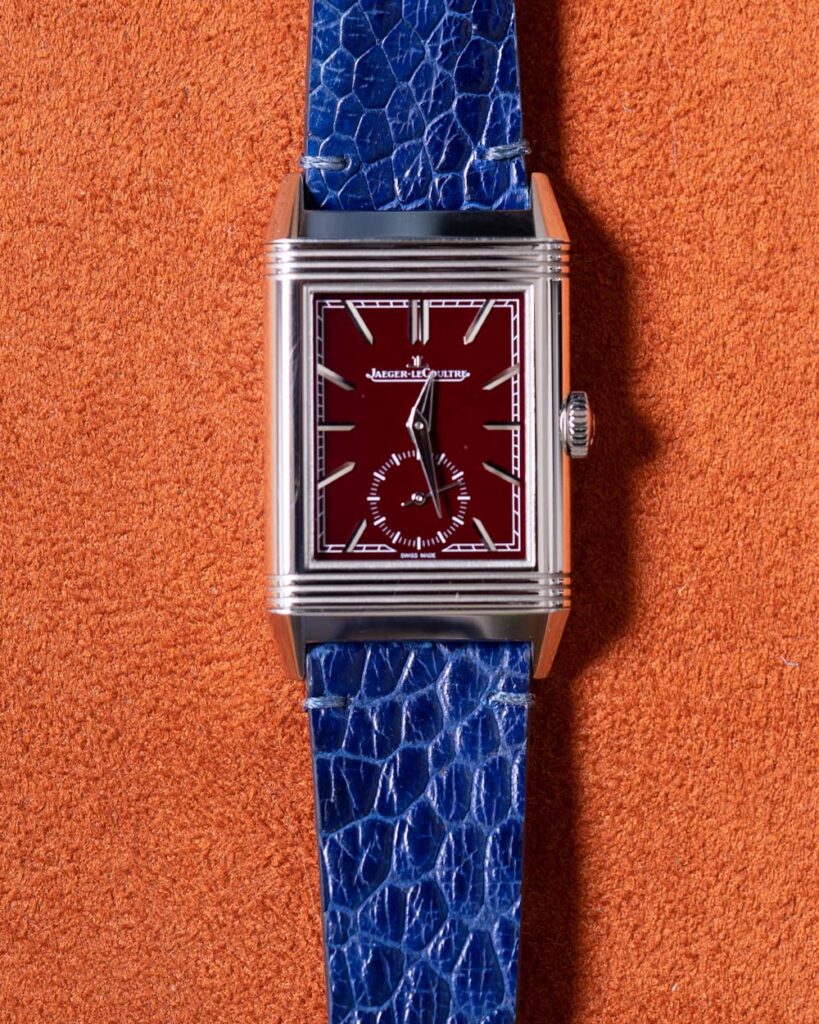 Pulseira de Canela de Avestruz Azul