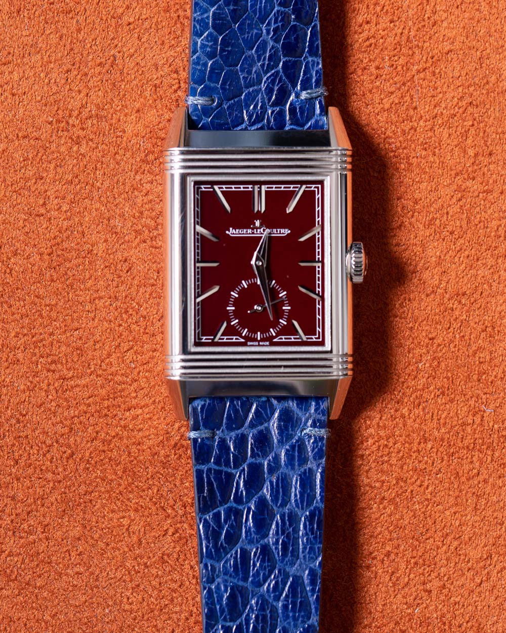 Pulseira de Canela de Avestruz Azul