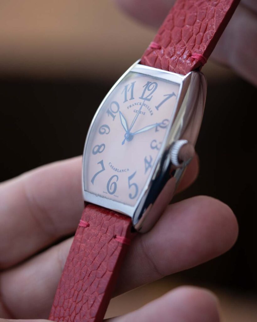 Pulseira de Canela de Avestruz Coral