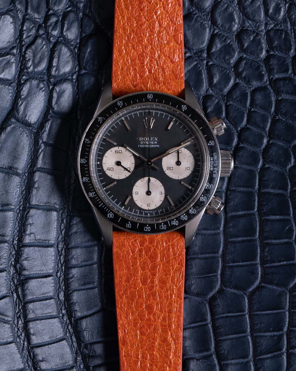Pulseira de Canela de Avestruz Laranja