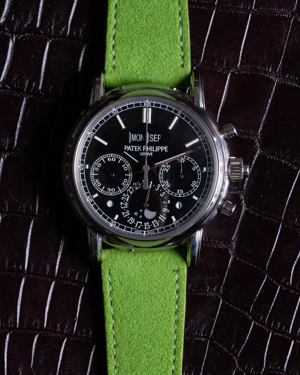 Pulseira de Alcântara Verde Cítrico