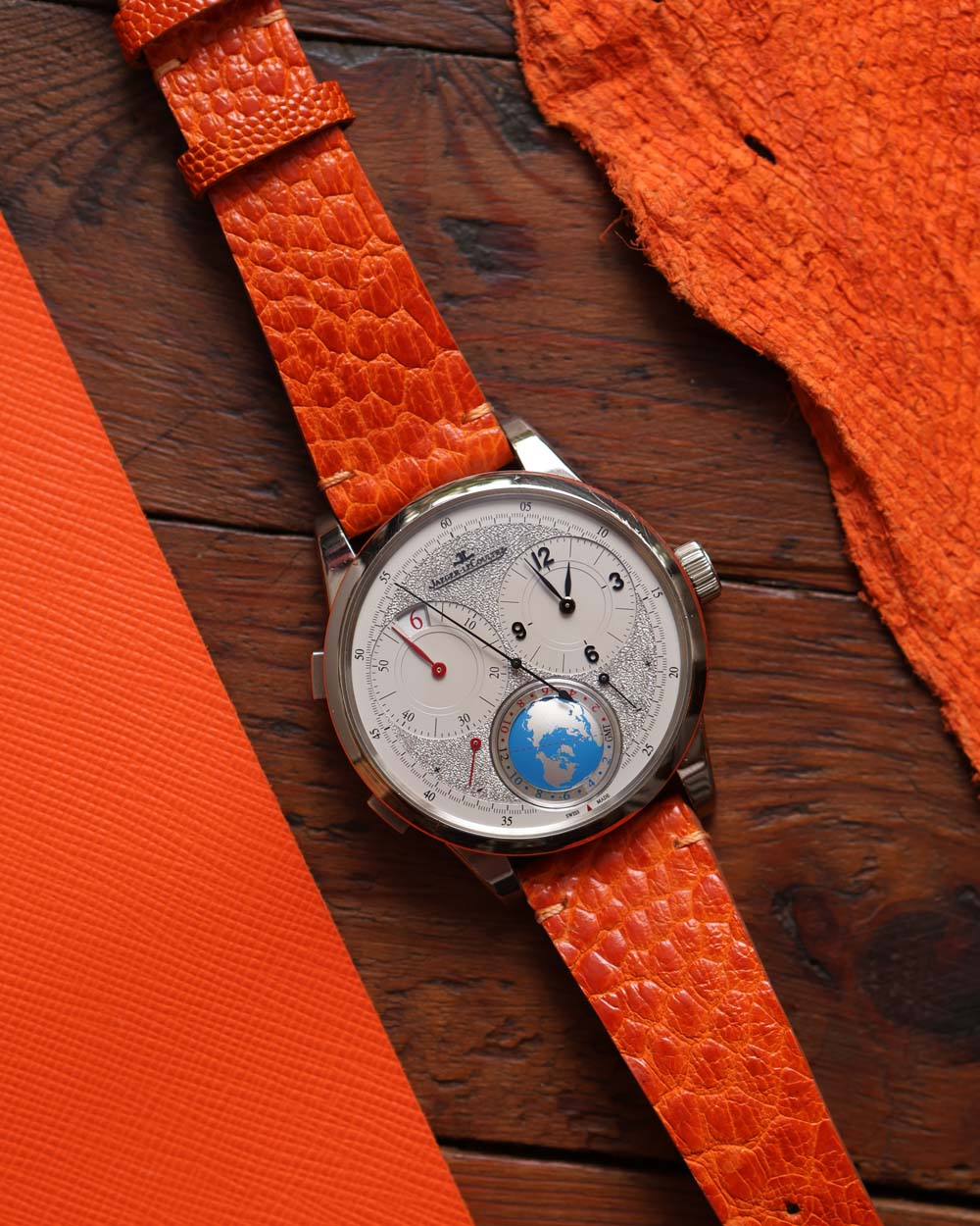 Pulseira de Canela de Avestruz Laranja - Imagem 4